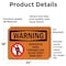 Signmission Renovation Work Contains Lead Do Not Enter OSHA Warning Sign, Vinyl Decal, 24in W x 18in L, 2PK OS-2PACK-WS-D-1824-L-12794 - alternate 3